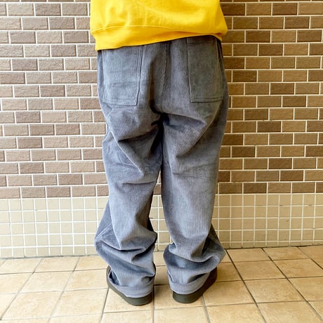 wknd pants 25SPRING tube cord GREY