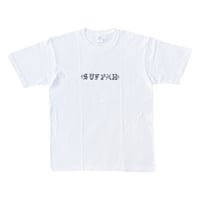 suffah s/s T-shirts logo WHITE/BLACK