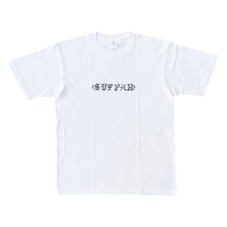 suffah s/s T-shirts logo WHITE/BLACK