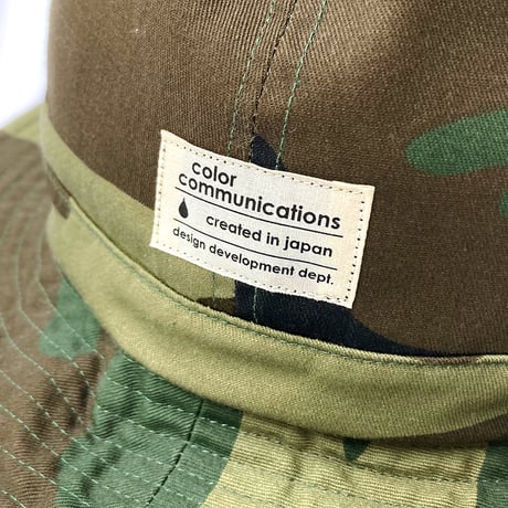 Color communications hat cotton tag metro CAMO