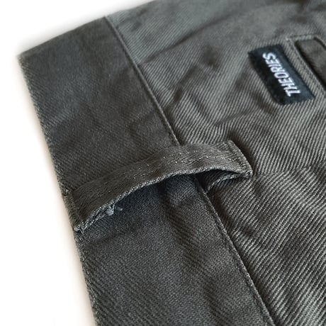 Theories pants 22FALL stamp work GRAVEL セオリーズ ワーク パンツ
