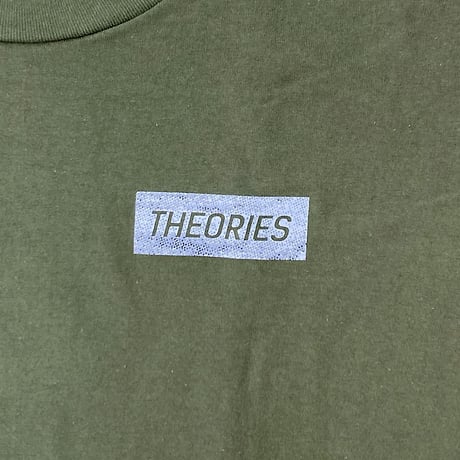 Theories s/s T-shirts 24HOLIDAY hand of theories OLIVE