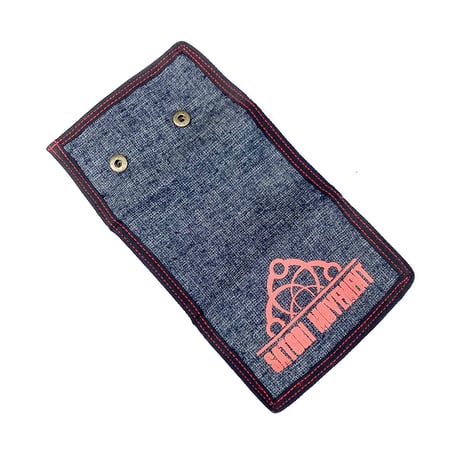 satori wallet half link tri-fold CHACOAL