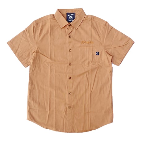 5ivenuts s/s shirts 25SUMMER sunskrit logo EMB CAMEL ファイブナッツ オリジナル 半袖シャツ