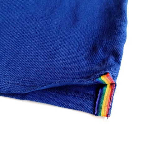 theories s/s polo shirts 22SUMMER brandi pride polo shirts NAVY  セオリーズ ポロシャツ 半袖