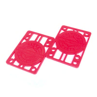 independent riser pad set 1/8" RED インディペンデント スケートボード ライザーパッド