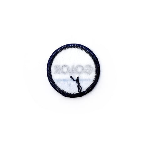 color communications patch circle ink BLUE