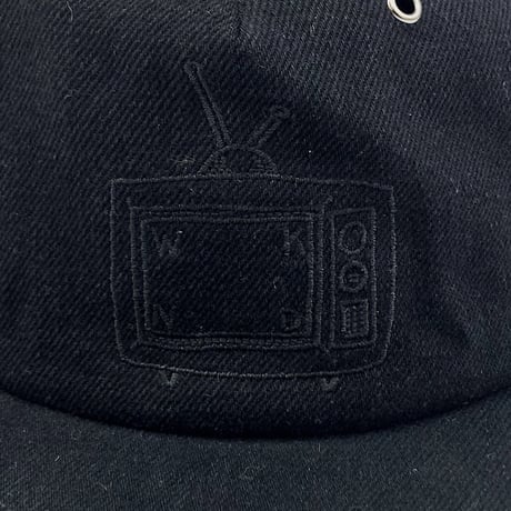 wknd cap 25HOLIDAY WINTER ear flap hat BLACK.DENIM