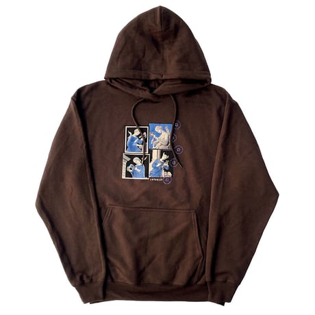 theories pullover hood 24HOLIDAY architects in blue BROWN