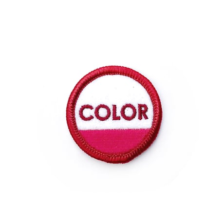 color communications patch circle ink RED