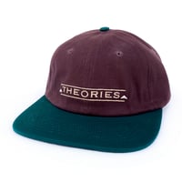 theories cap 25HOLIDAY palmer snapback hat BURGUNDY/FOREST セオリーズ キャップ