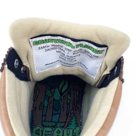 beautiful planet shoes 26SPRING sacred trail BROWN vegan suede ビューティフルプラネット シューズ