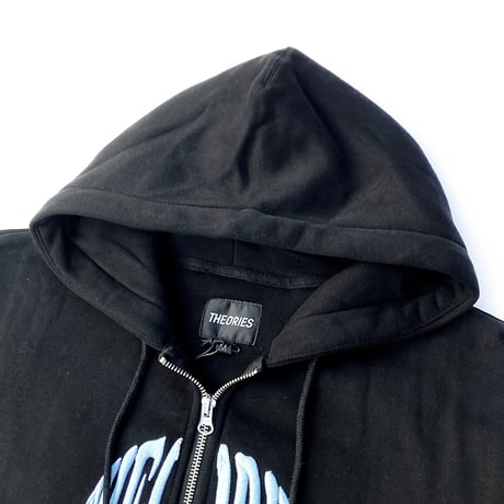 theories zip hood 25HOLIDAY pollinate zip hood BLACK