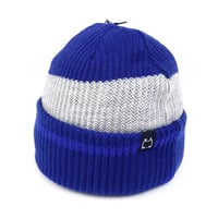 wknd beanie 25HOLIDAY stripe beanie BLUE
