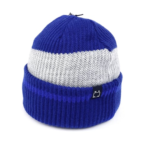 wknd beanie 25HOLIDAY stripe beanie BLUE