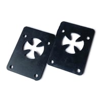 independent shock pad set 1/8" BLACK インディペンデント スケートボード ショック ライザー パッド