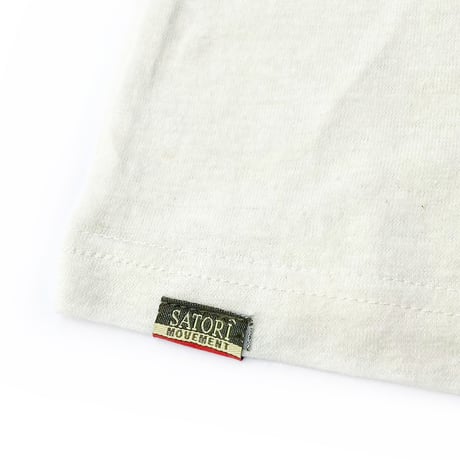 satori dead stock hemp tank top link logo NATURAL/RASTA