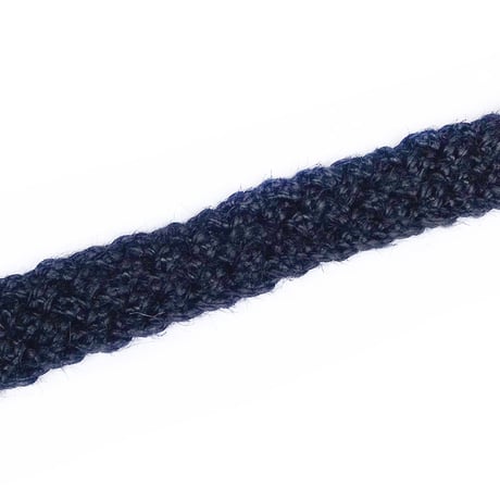 5ivenuts handmade belt 2026SUMMER hemp mesh belt ALL.BLACK ファイブナッツ オリジナル メッシュ ヘンプ ベルト