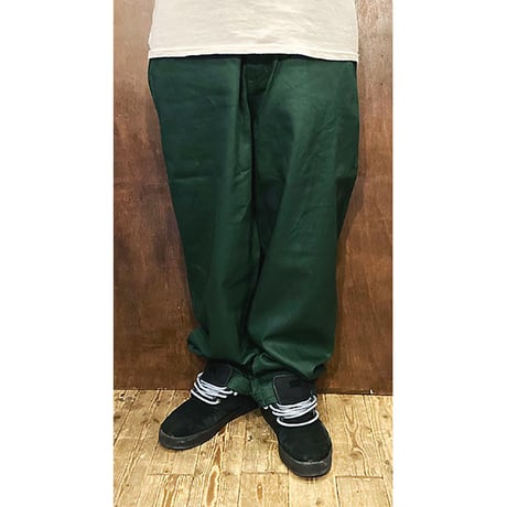 Theories pants 22FALL stamp work FOREST.GREEN セオリーズ ワーク パンツ