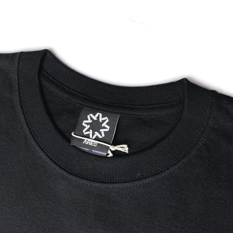 AREth s/s T-shirts 23SUMMER plant BLACK