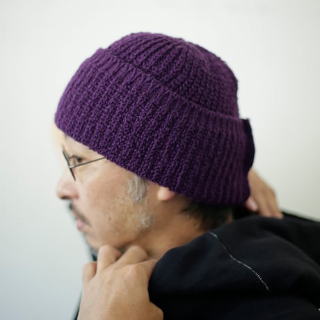 Remilla beanie 25AUTUMN/WINTER 畦ニット帽 MSD