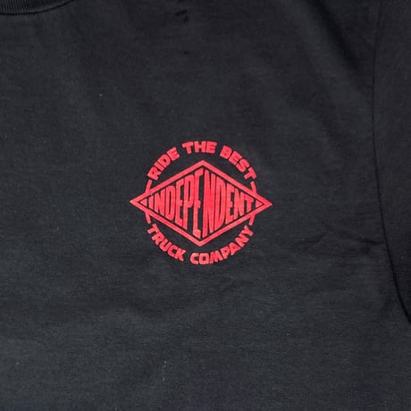 Independent s/s T-shirts 23SPRING seal summit BLACK