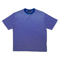 WKND s/s T-shirts 24SUMMER stripe BLUE/YELLOW