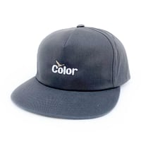 Color communications cap 25SUMMER wawa EMB unstructured CHARCOAL カラーコミュニケーションズ キャップ