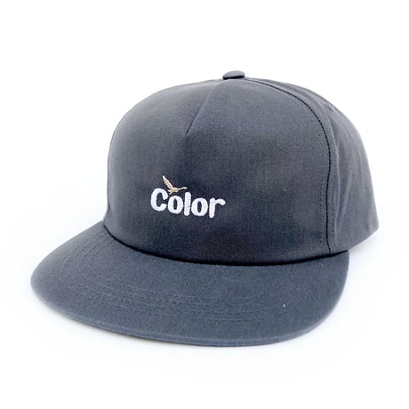Color communications cap 25SUMMER wawa EMB unstructured CHARCOAL カラーコミュニケーションズ キャップ