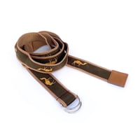theories belt 25HOLIDAY sahara D-ring belt BROWN セオリーズ ベルト
