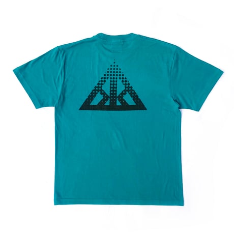 KAONKA s/s T-shirts 25SUMMER DOT-trigonium logo APPLE.GREEN/BLACK