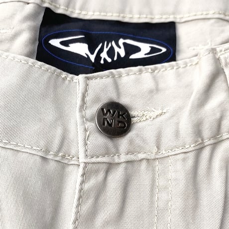 wknd pants 25HOLIDAY tube jeans KHAKI twill