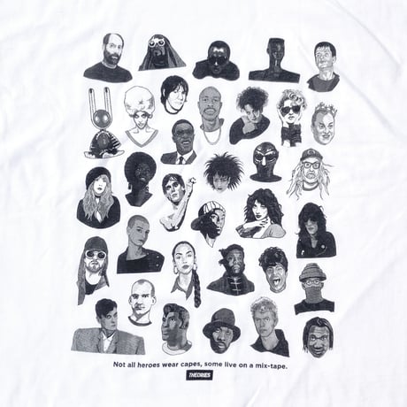 Theories s/s T-shirts 26SPRING mixtape WHITE セオリーズ Tシャツ 半袖
