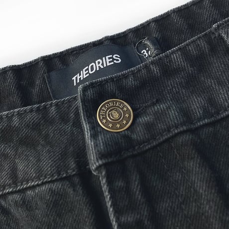 Theories pants 24FALL pavillion jeans WASHED.BLACK セオリーズ デニム パンツ