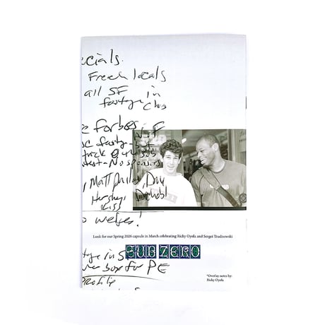 Sidewalk x SUB ZERO zine 25HOLIDAY real life vol.2 サイドウォーク サブゼロ ジン ヒストリー ブック
