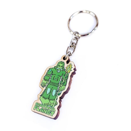 beautiful planet key chain 木 ring design.4 ビューティフルプラネット シューズ キーホルダー