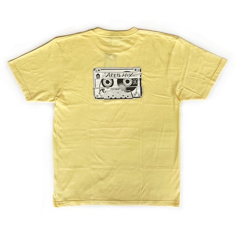 AREth s/s T-shirts 24SUMMER mix tape LT.YELLOW
