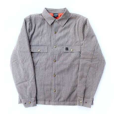 theories jacket 20HOLIDAY lantern shirts jacket CRAY/ORANGE.CHECK