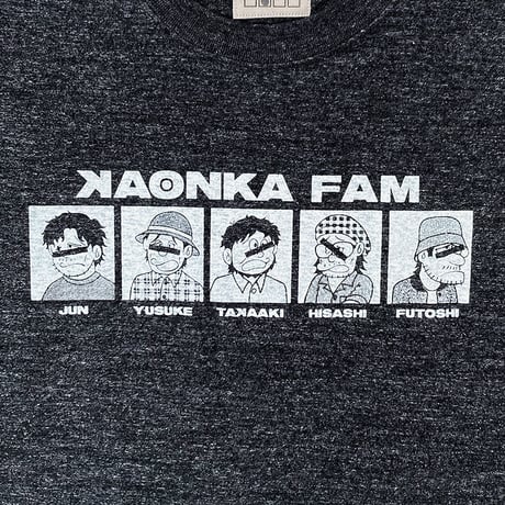KAONKA s/s T-shirts 24FALL fam HEATHER.BLACK