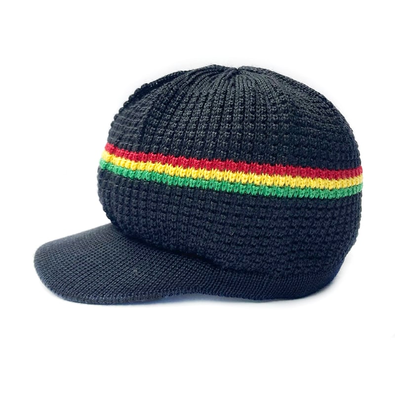 litmus ビーニー Livity beanie stripe mini tam BLACK/RASTA | 5nu