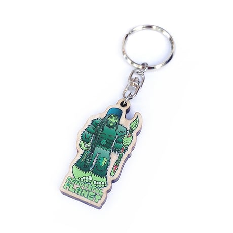 beautiful planet key chain 木 ring design.2 ビューティフルプラネット シューズ キーホルダー