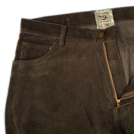 5ivenuts pants uniform corduroy STANDERD fit DARK.BROWN ファイブナッツ オリジナル コーデュロイ パンツ