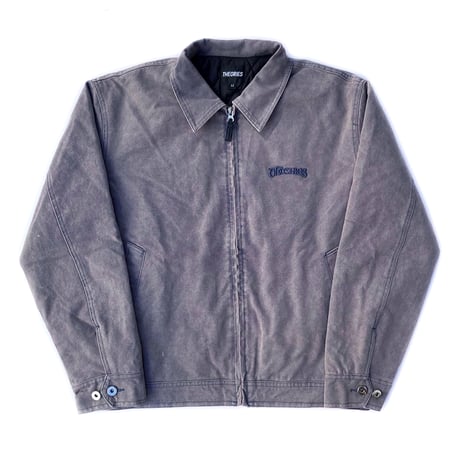 theories jacket 24FALL carpenter work jacket WASHED.LAVENDER