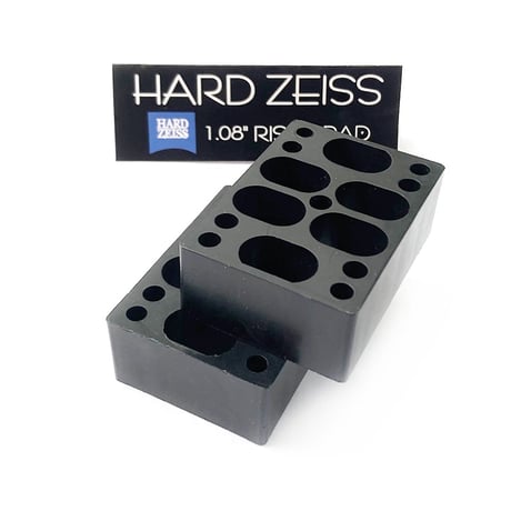 hardzeiss riser pad set 1" ハードツアイス スケートボード ライザーパッド