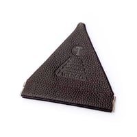 theories coin poach 25SPRING theoramid leather embossed BROWN セオリーズ コインケース