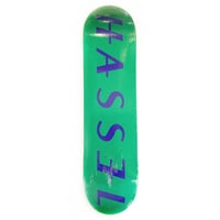 hassel deck 2026 SUMMER logo GREEN 7.75" or 8" ハッセル スケートボード デッキ