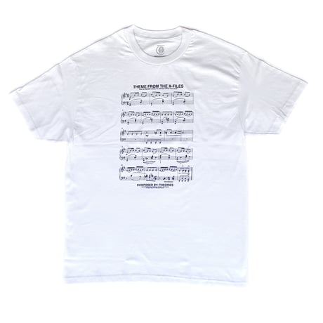 Theories s/s T-shirts 23SUMMER theme music WHITE