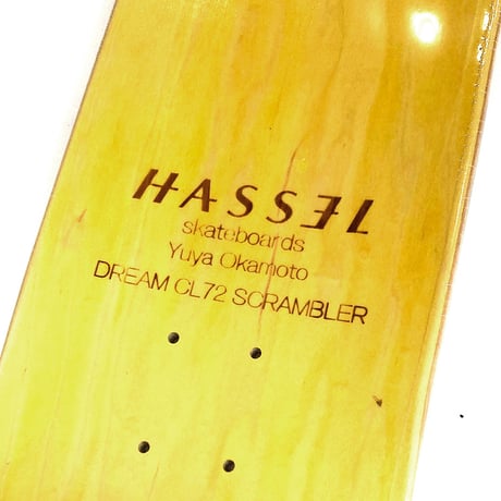 hassel deck 2026 SUMMER Yuya Okamoto CL72 8" or 8.125" ハッセル スケートボード デッキ
