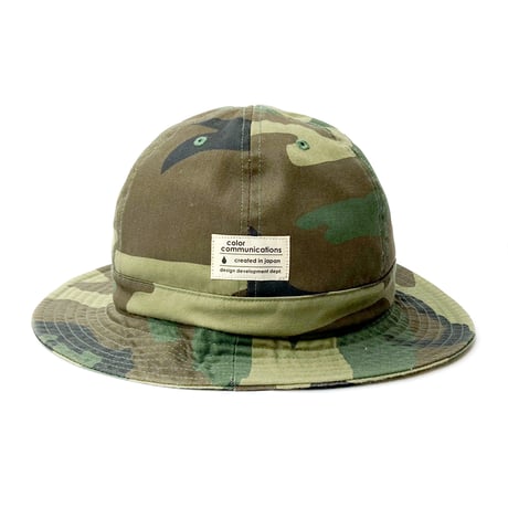 Color communications hat cotton tag metro CAMO