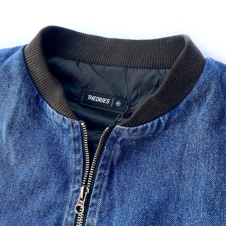theories vest 26SPRING dakota denim vest WASH.DENIM
